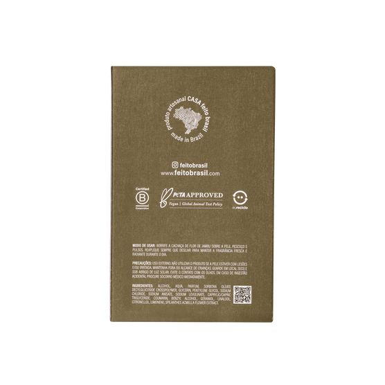 Perfume Feito Brasil Alegria de Ver o Peso Cachaça de Jambu EDP